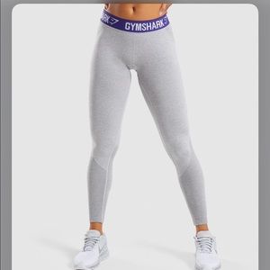 Gymshark flex leggings Light Grey Marl